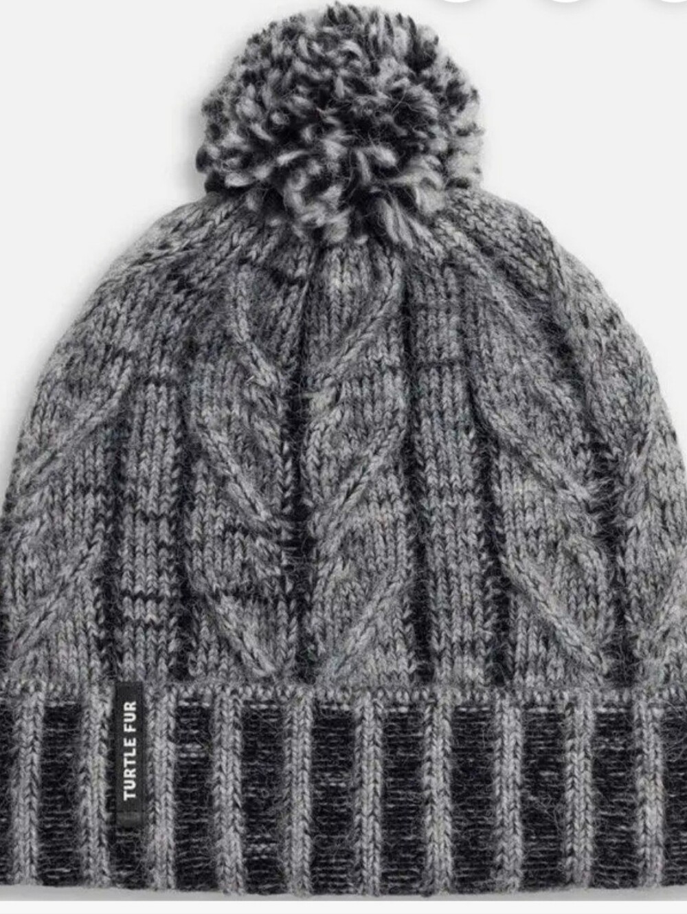 Turtle Fur Emma Beanie With Pom 🐢